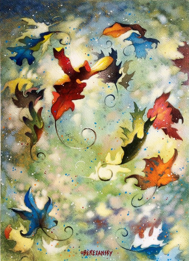 Joe Berezansky - Riding the High winds 14x10 - original painting on canvas
